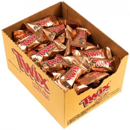 Шоколадные батончики Twix Minis 1 кг