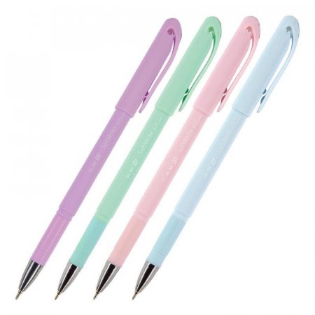 Ручка шариковая неавтоматическая Bruno Visconti Soft Write Zefir синяя  (толщина линии 0.4 мм) (артикул производителя 20-0205)