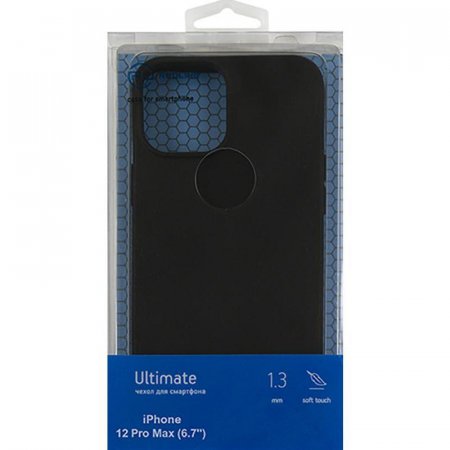 Чехол накладка Red Line Ultimate для Apple iPhone 12 Pro Max черный  (УТ000021885)