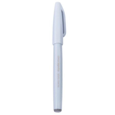 Фломастер-кисть Pentel Touch Brush Sign Pen 0.5 мм светло-серый