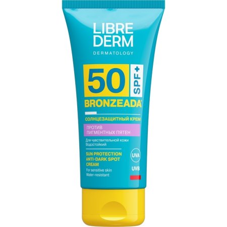 Крем солнцезащитный Librederm Bronzeada против пигментных пятен SPF50 50  мл