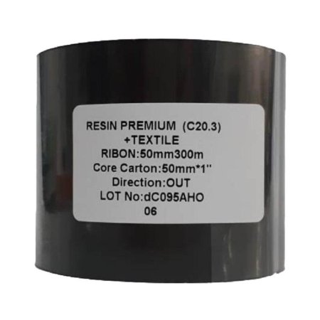Риббон Resin Premium textile 50 мм х 300 м OUT (диаметр втулки 25.4 мм)