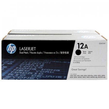 Картридж HP 12A Q2612AF черный