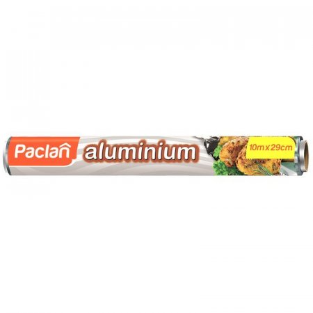 Фольга пищевая алюминиевая Paclan 29 cм x 10 м (толщина 13 мкм)