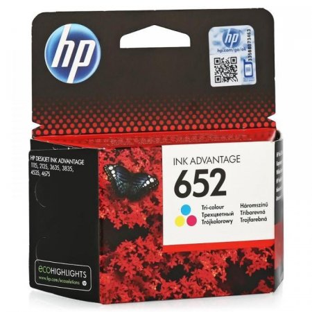 Картридж HP 652 F6V24AE Tri-colour цветной