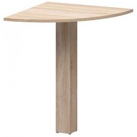 Приставка Бюджет 2366 с опорой (дуб сонома, 600х600х740 мм)