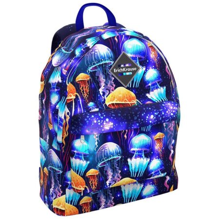Рюкзак школьный ErichKrause EasyLine Neon Jellyfish разноцветный