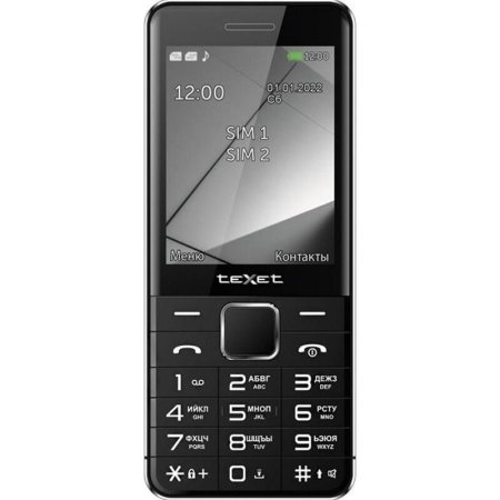 Мобильный телефон teXet TM-425 черный