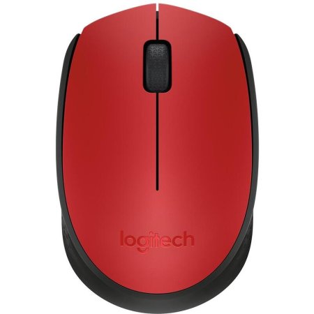 Мышь беспроводная Logitech M170 красная (910-004648)