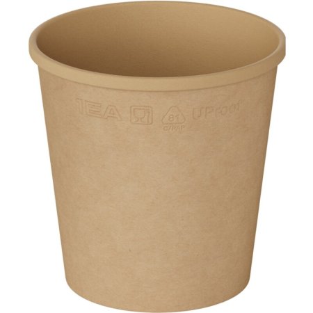 Супница без крышки 1ЕА OneBowl Up 102х100 мм 520 мл крафт (550 штук в  упаковке)