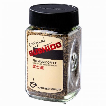 Кофе растворимый Bushido Original 100 г (стекло)