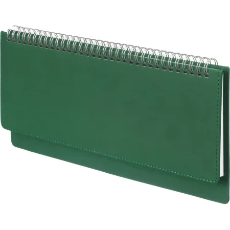 Планинг датированный 2026 год Attache Velvet искусственная кожа Soft Touch 64 листа  зелёный