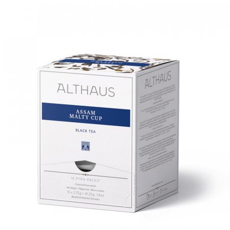 Чай Althaus Pyra Pack Assam Malty Cup черный 15 пакетиков-пирамидок