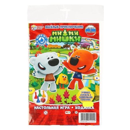 Настольная игра Умные игры Веселые приключения Ми-Ми-Мишки (300х240х270  мм)
