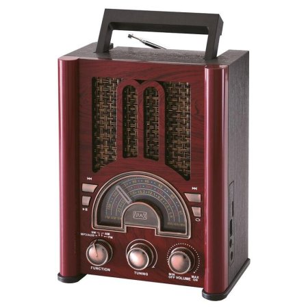Радиоприемник Max MR-410 красно-черный (30077)