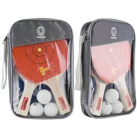 Набор для настольного тенниса Torres Control 10 TT0010 (2 ракетки, 3  мяча, чехол)
