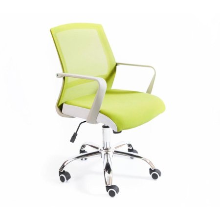 Кресло офисное Дэли CH-503 светло-зеленое (сетка/ткань, металл)
