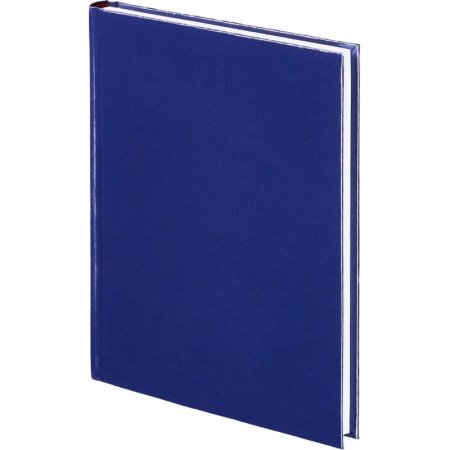 Ежедневник недатированный Attache Ideal балакрон А5 136 листов синий  (145x205 мм)