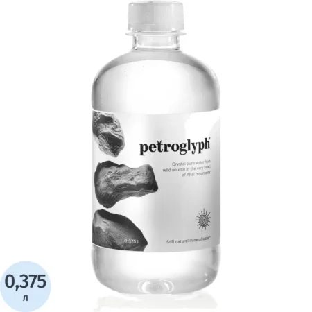 Вода минеральная Petroglyph негазированная ПЭТ 0.375 л