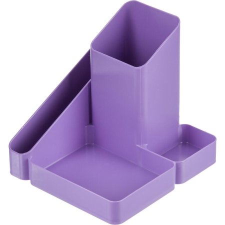 Подставка-органайзер для канцелярских мелочей Attache Акварель 4  отделения фиолетовая