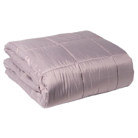 Одеяло KyuAr 220х200 см лебяжий пух/микрофибра стеганое (сиреневое)