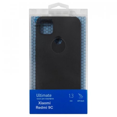 Чехол накладка Red Line Ultimate для Xiaomi Redmi 9C черный  (УТ000021667)