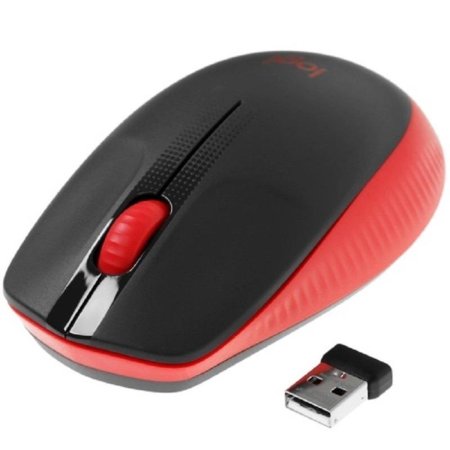 Мышь компьютерная Logitech M190 красно-черная (910-005908)