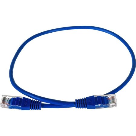 Патч-корд витая пара TWT TWT-45-45-0.5-BL cat 5e 0.5 м
