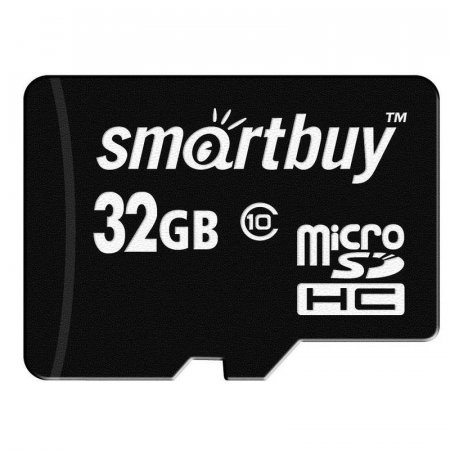 Карта памяти SmartBay microSD 32Gb Class 10 (SB32GbSDCL10-01) + адаптер
