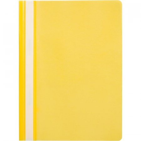 Папка-скоросшиватель Attache A4 желтая 10 штук в упаковке (толщина обложки 0.13 мм и 0.15 мм)