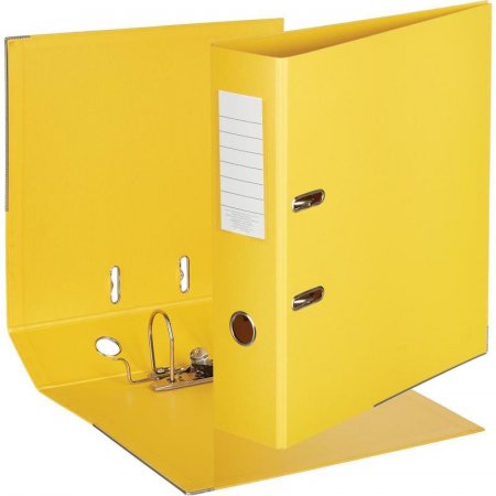 Папка-регистратор Attache Bright colours 80 мм желтая
