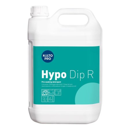 Средство для замачивания и отбеливания посуды Kiilto Hypo Dip R 5 л  (концентрат)