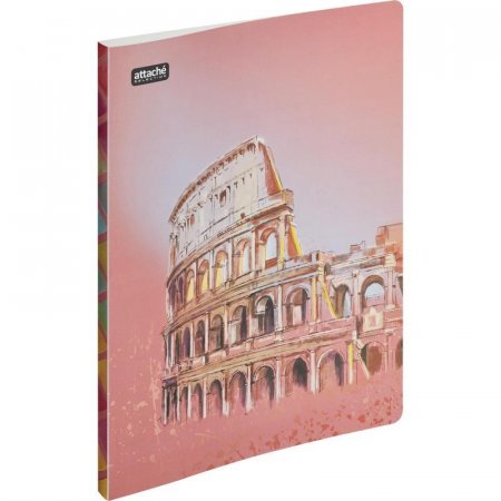 Папка с зажимом Attache Selection Travel Italy А4+ 0.5 мм разноцветная (до 120 листов)