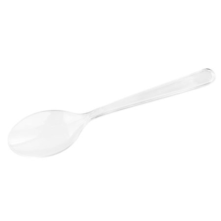 Ложка одноразовая столовая прозрачная 180 мм 2000 штук в  упаковке