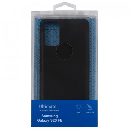 Чехол накладка Red Line Ultimate для Samsung Galaxy S20 FE черный  (УТ000023499)