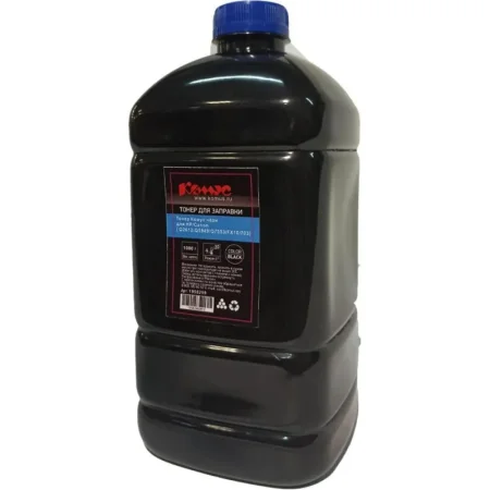 Тонер Комус Q2612/Q5949/Q7553/FX10/703 для HP/Canon черный совместимый  1000 г