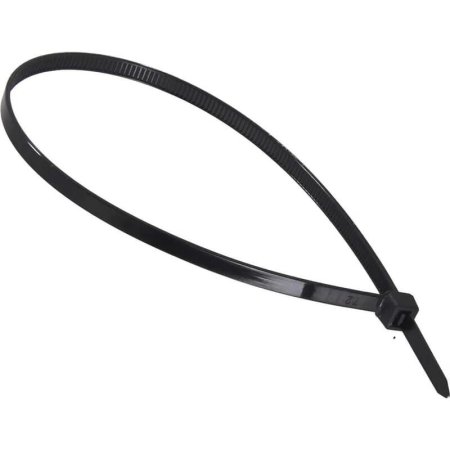 Хомут (стяжка) пластиковый Вихрь 300x4.8 мм черный 100 штук