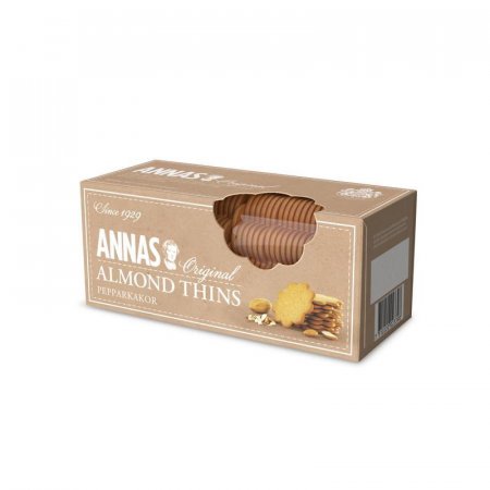 Печенье песочное Annas Almond Thins тонкое со вкусом миндаля 150 г