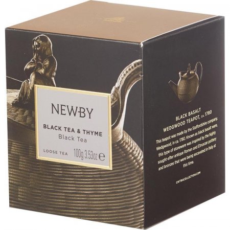 Чай Newby Black Tea&amp;Thyme черный с чабрецом 100 г