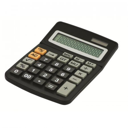 Калькулятор настольный компактный Attache ATC-777-10C 10-разрядный черный