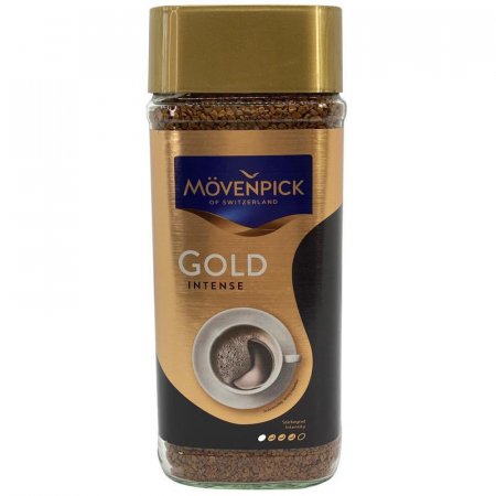 Кофе растворимый Movenpick Gold Original Intense 200 г (стекло)