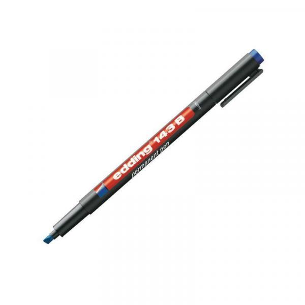 Маркер промышленный Edding E-143/3 B для глянцевых поверхностей и пленок синий (1-3 мм)