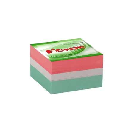 Блок для записей Комус 90x90x50 мм разноцветный (плотность 80 г/кв.м)