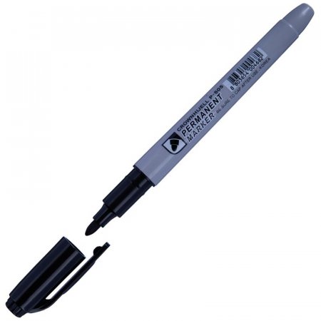 Маркер перманентный Crown Multi Marker Slim черный (толщина линии 2 мм)  круглый наконечник
