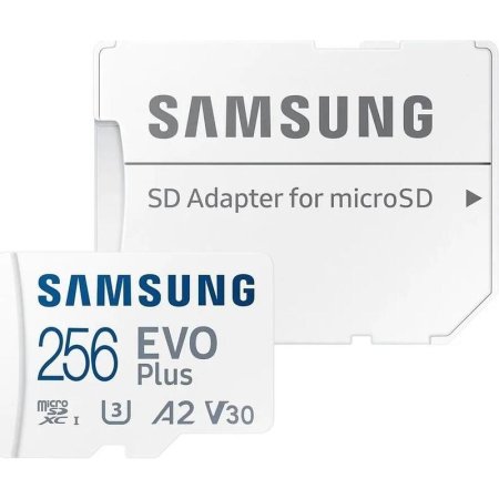 Карта памяти 256 ГБ Samsung Evo Plus UHS-I U3 V30 A2 (MB-MC256KA/KR)