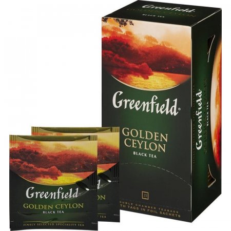 Чай Greenfield Golden Ceylon черный 25 пакетиков