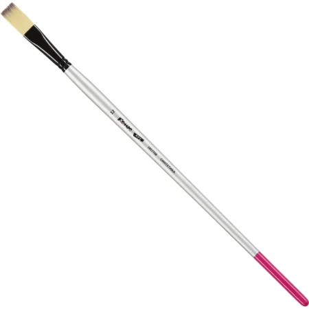 Кисть художественная Комус Арт плоская средней жесткости синтетика №12