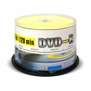 Диск DVD-R Mirex 4,7 GB 16x (50 штук в упаковке)