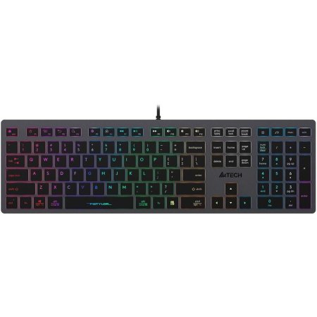 Клавиатура проводная A4Tech Fstyler FX60 (FX60 GREY / NEON)