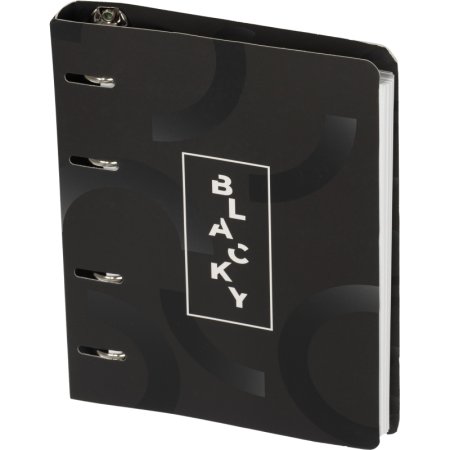 Ежедневник недатированный Attache Blacky картон А5 136 листов с рисунком
